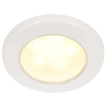 Hella Marine EuroLED 75 3’’ Round Screw Mount Down Light - Warm White LED - White Plastic Rim - 12V [958109011]