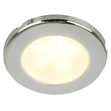 Hella Marine EuroLED 75 3’’ Round Screw Mount Down Light - Warm White LED - Stainless Steel Rim - 12V [958109021]