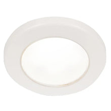 Hella Marine EuroLED 75 3’’ Round Screw Mount Down Light - White LED - White Plastic Rim - 24V [958110111] - Dome/Down