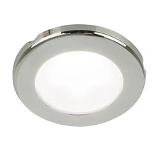 Hella Marine EuroLED 75 3’’ Round Screw Mount Down Light - White LED - Stainless Steel Rim - 12V [958110021]