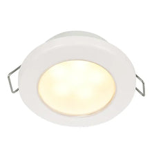Hella Marine EuroLED 75 3’’ Round Spring Mount Down Light - Warm White LED - White Plastic Rim - 12V [958109511]
