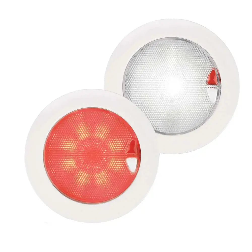 Hella Marine EuroLED150 Red/White Touch Switch - White Bezel [980630001] - Interior / Courtesy Light