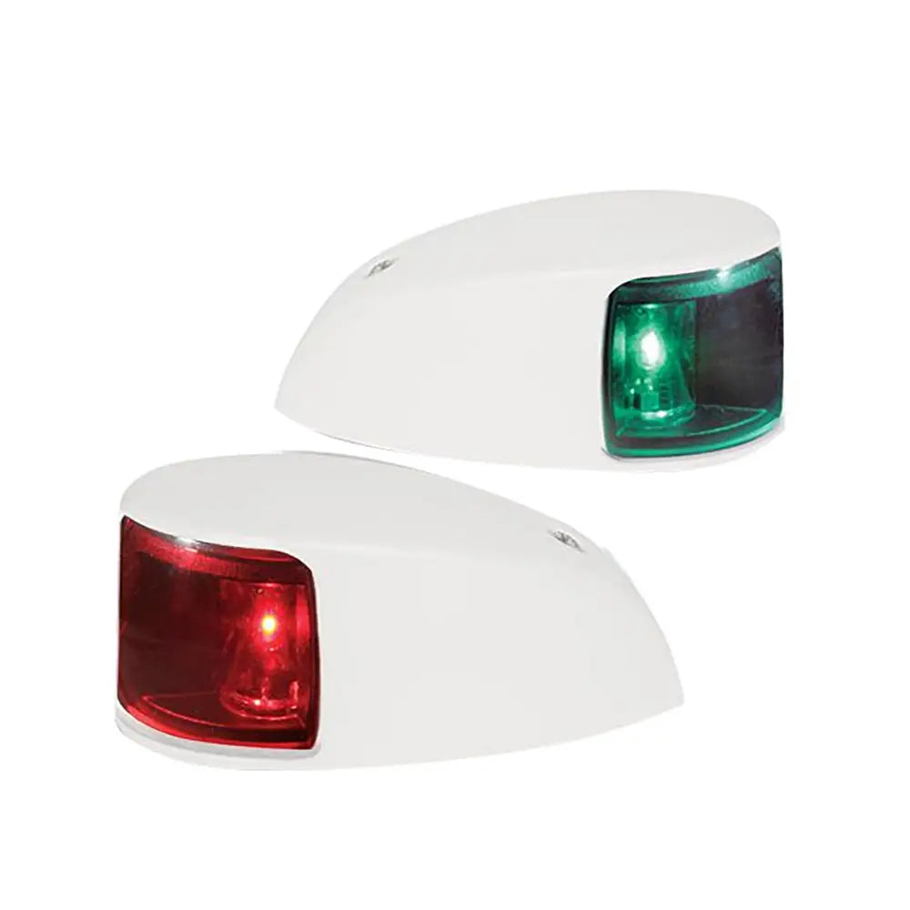 Hella Marine NaviLED Deck Mount Port & Starboard Pair - 2nm - Colored Lens/White Housing [980620811] - Navigation Lights