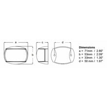 Hella Marine NaviLED Port & Starboard Pair - 2nm - Colored Lens/White Housing [980520811] - Navigation Lights