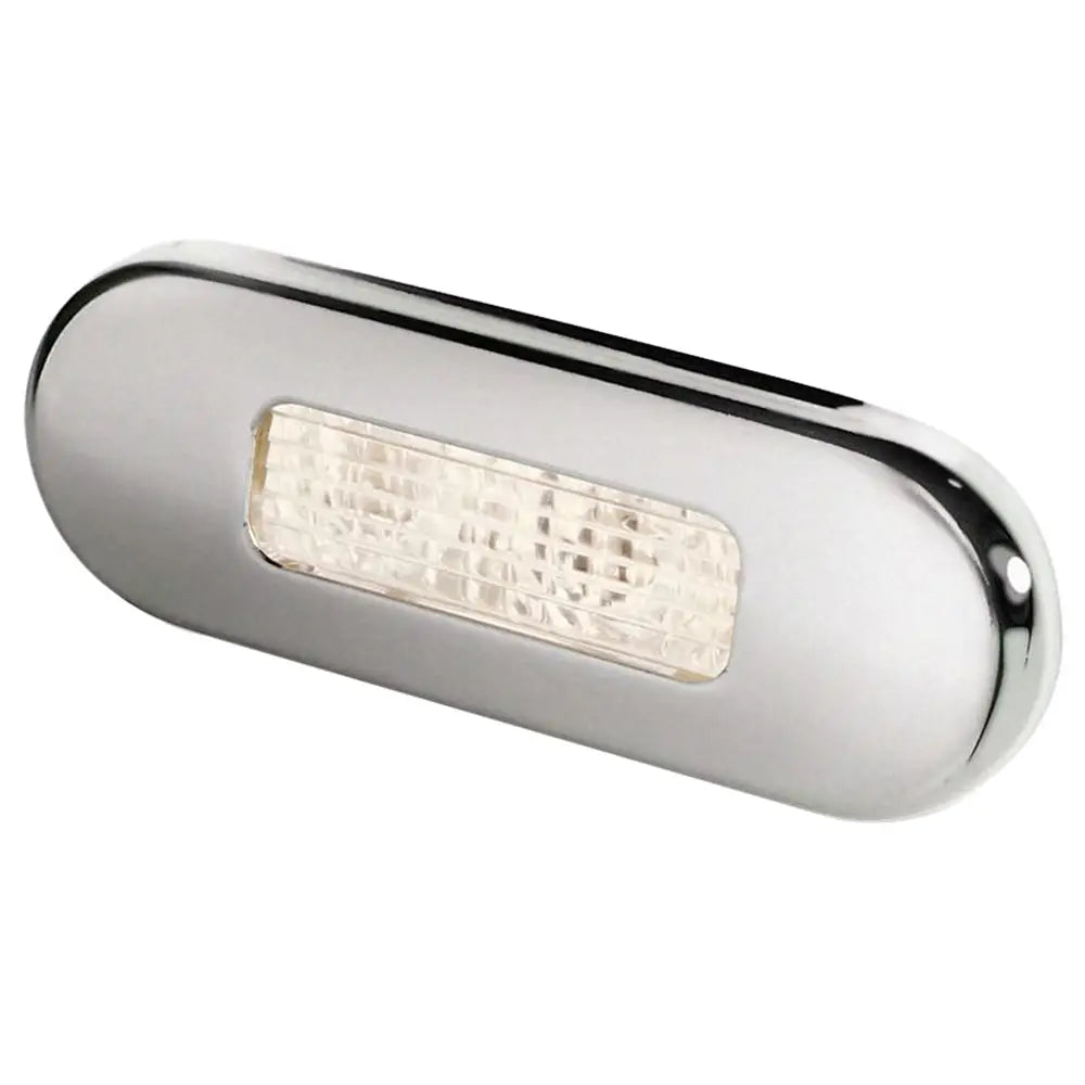 Hella Marine Warm White LED Oblong Surface Mount Stainless Courtesy Lamp - Interior / Courtesy Light