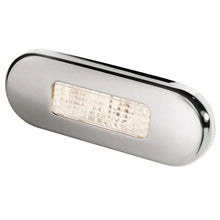 Hella Marine Warm White LED Oblong Surface Mount Stainless Courtesy Lamp - Interior / Courtesy Light