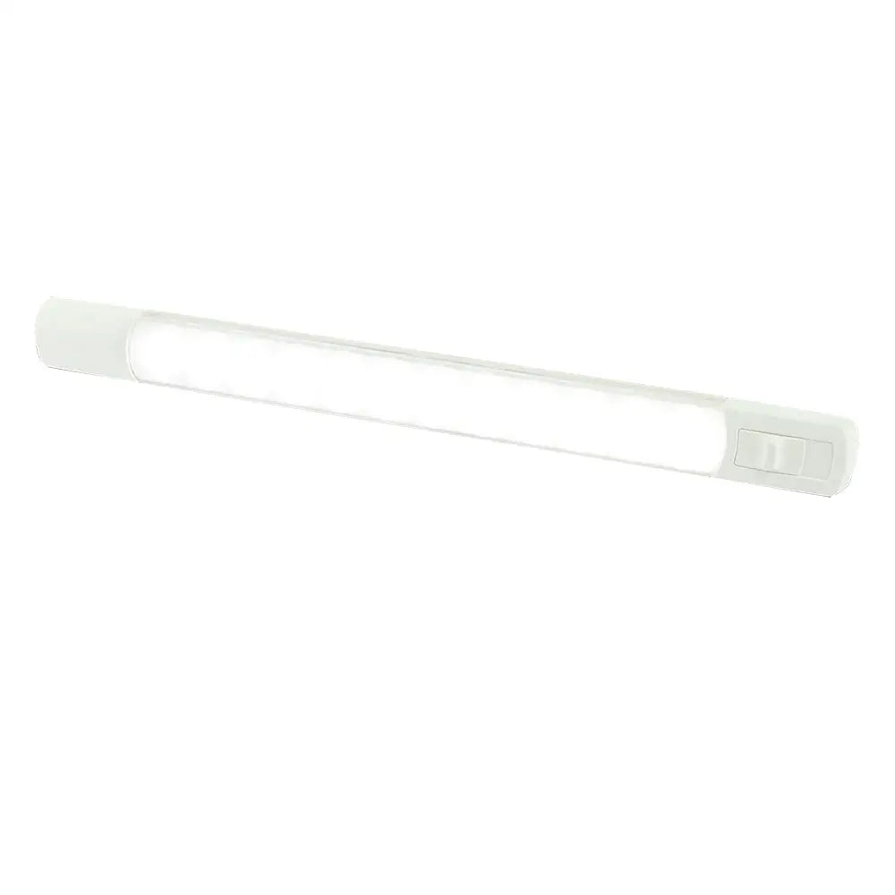 Hella Marine Surface Strip Light w/Switch - White LED - 12V [958123001] - Interior / Courtesy Light