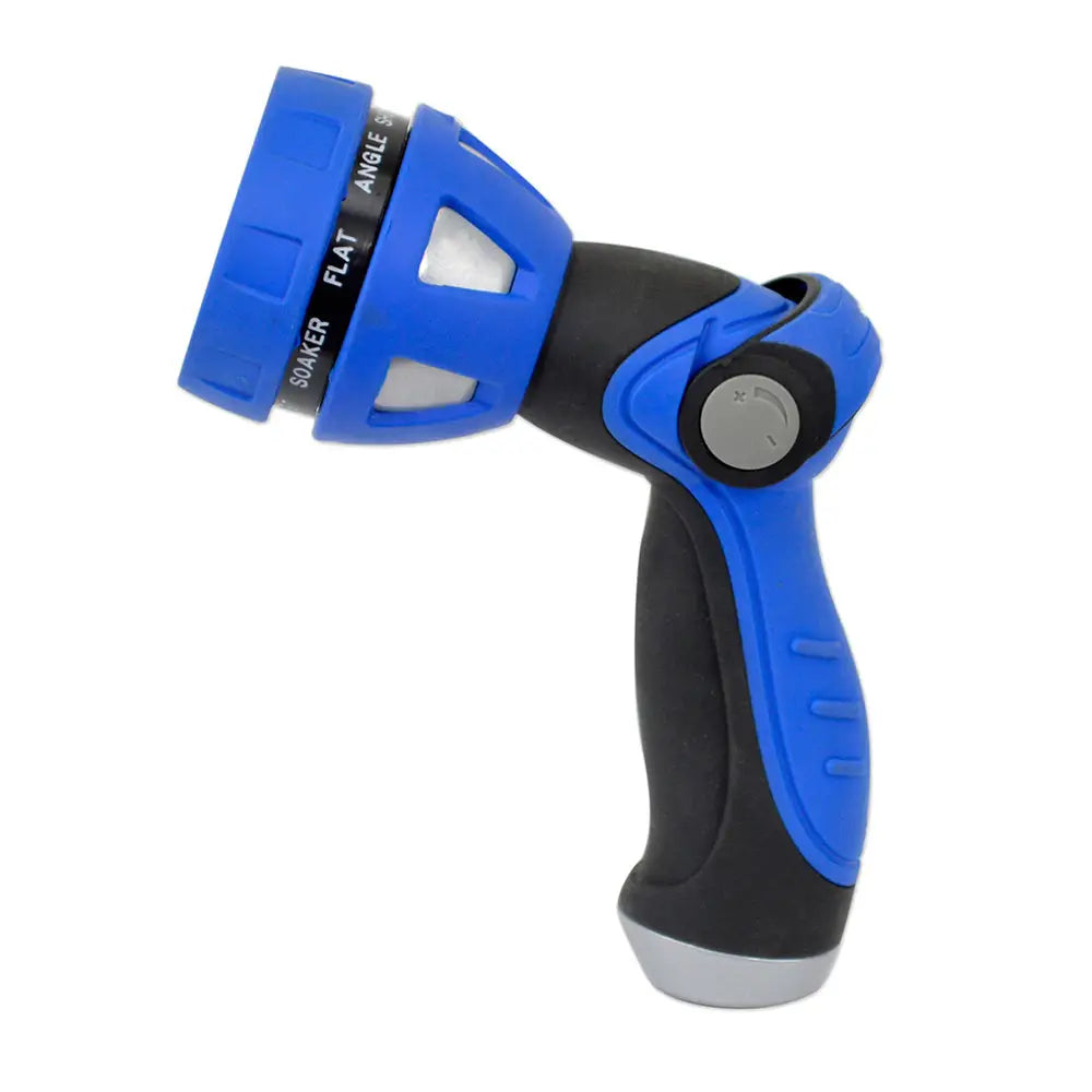 HoseCoil Thumb Lever Nozzle w/Metal Body Nine Pattern Adjustable Spray Head [WN815] - Cleaning