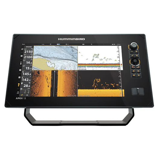 Humminbird APEX 13 VX MSI+ Chartplotter/Fishfinder w/Transom Mount Transducer [411470-1VX] - GPS - Fishfinder Combos
