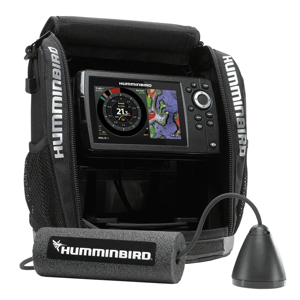 Humminbird ICE HELIX 5 CHIRP GPS G3 - Sonar/GPS Combo [411730-1] - Ice Flashers