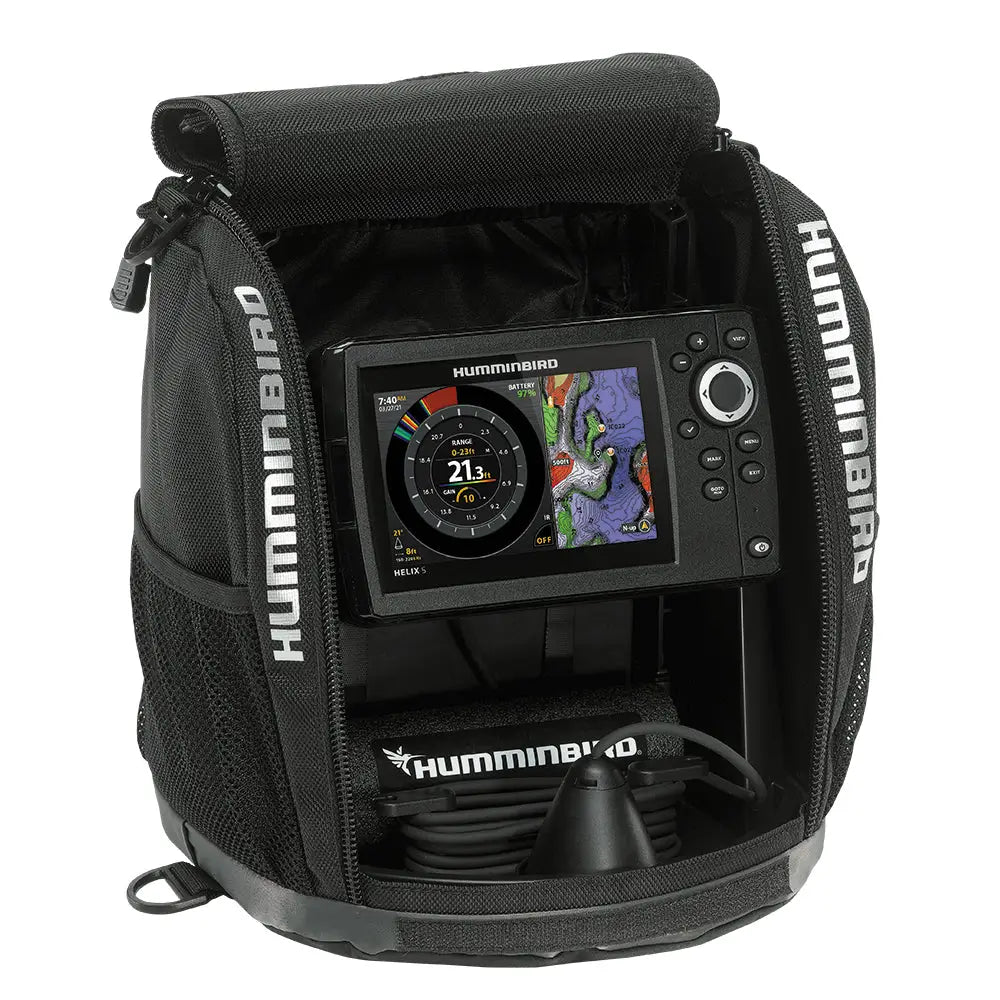 Humminbird ICE HELIX 5 CHIRP GPS G3 - Sonar/GPS Combo [411730-1] - Ice Flashers