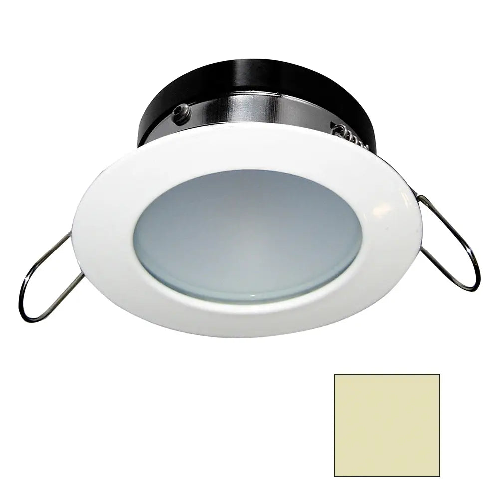 i2Systems Apeiron A1110Z - 4.5W Spring Mount Light - Round - Warm White - White Finish [A1110Z-31CAB] - Dome/Down Lights