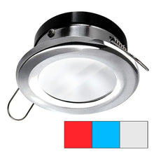 i2Systems Apeiron A1120 Spring Mount Light - Round - Red Cool White Blue - Brushed Nickel [A1120Z-41HAE] - Dome/Down