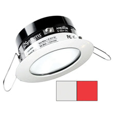 i2Systems Apeiron PRO A503 - 3W Spring Mount Light - Round - Cool White Red - White Finish [A503-31AAG-H] - Dome/Down