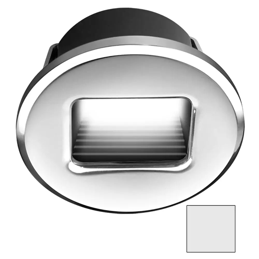 Polished Chrome Round Cool White Ember E1150Z i2Systems Snap-In Light - Interior / Courtesy Light