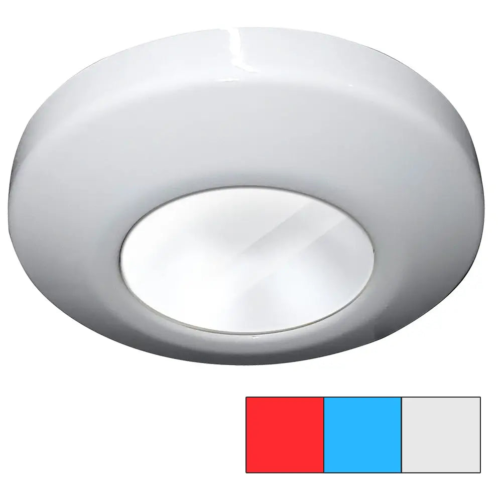 i2Systems Profile P1120 Tri-Light Surface Light - Red Cool White Blue - White Finish [P1120Z-31HAE] - Dome/Down Lights