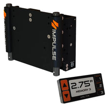 IMPULSE 8’’ Set Back Electric Jack Plate w/Smart Control - Black Anodized [75060-B] - Jack Plates