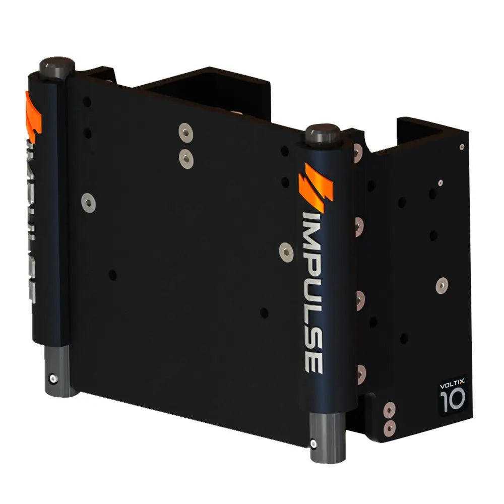 IMPULSE XL 10’’ Set Back Electric Jack Plate w/Standard Control - Black Anodize [75073-B] - Jack Plates