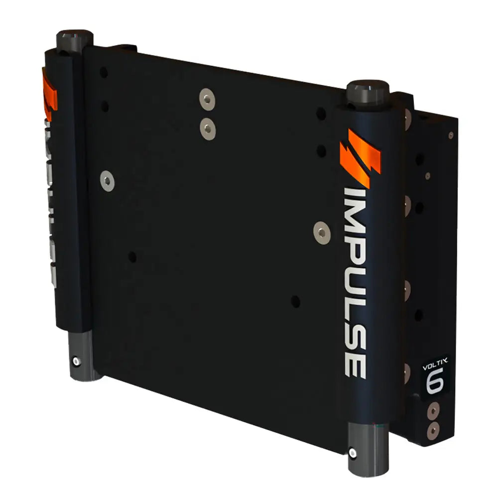 IMPULSE XL 6’’ Set Back Electric Jack Plate w/Standard Control - Black Anodize [75053-B] - Jack Plates
