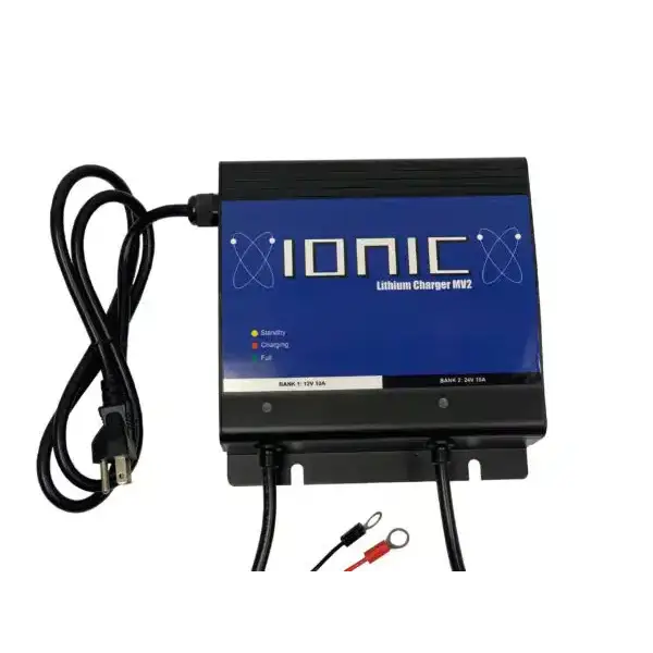 Ionic 24V Multi Voltage Lithium LiFePO4 Charger | 24V 10A + 12V 10A