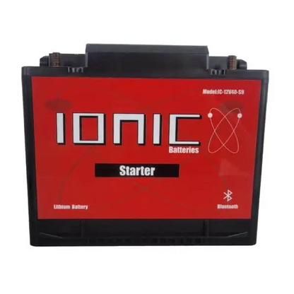 Ionic Lithium 12V S9 | 1400 CA | LiFePO4 Marine Starter Battery + Bluetooth
