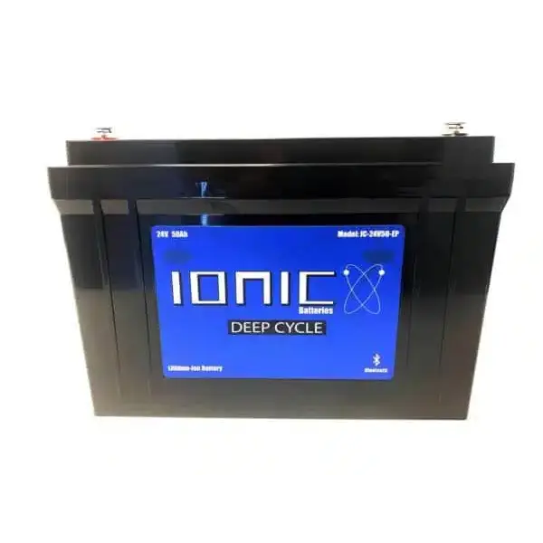 Ionic Lithium 24V 50Ah | LiFePO4 Deep Cycle Battery + Bluetooth