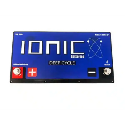 Ionic Lithium 24V 50Ah | LiFePO4 Deep Cycle Battery + Bluetooth
