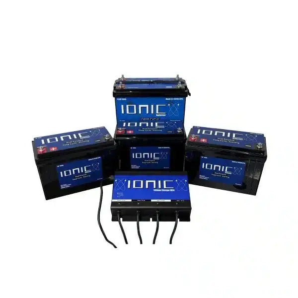 Ionic Lithium 36V LiFePO4 Bass Boat Bundle | Trolling Motors and Starter Batteries