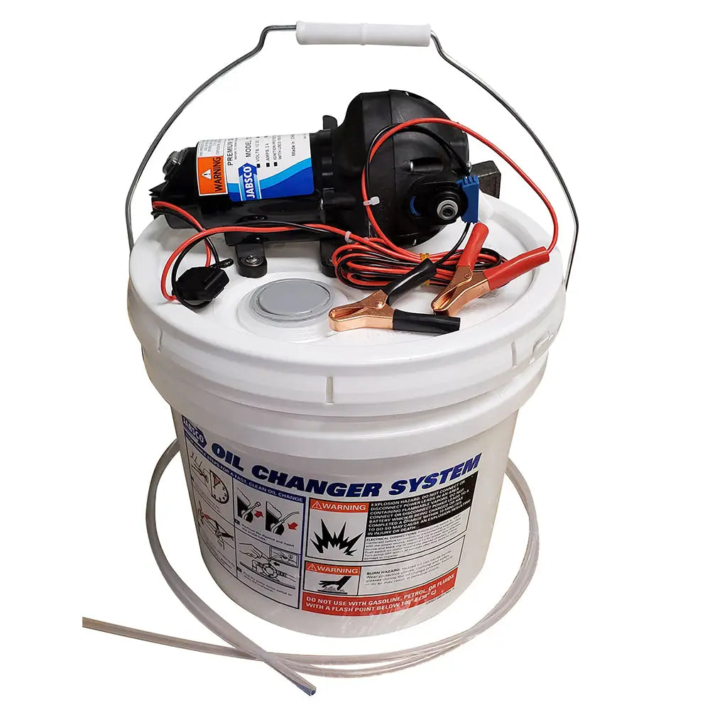 Jabsco DIY Oil Change System w/Pump & 3.5 Gallon Bucket [17850-1012] - Oil Change Systems