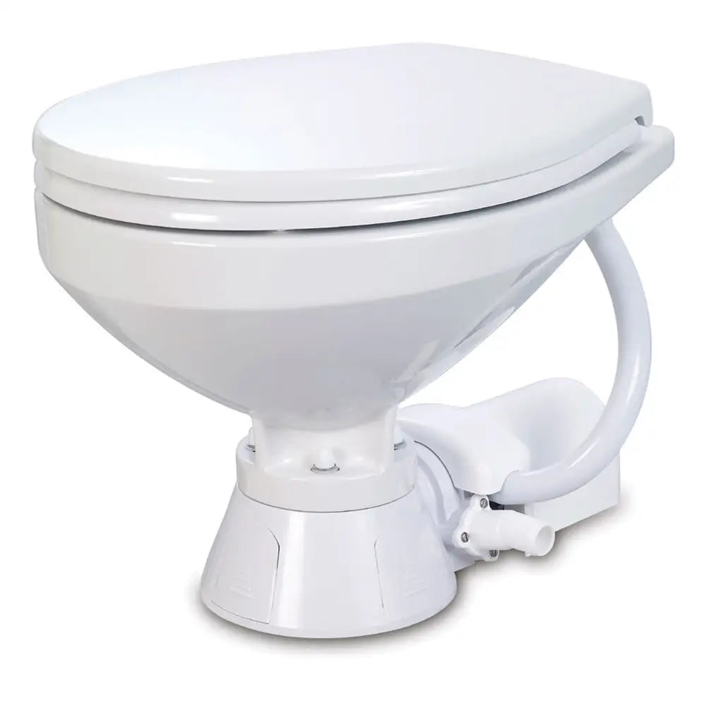 Jabsco Electric Marine Toilet - Regular Bowl w/Soft Close Lid - 12V [37010-4192] - Marine Sanitation