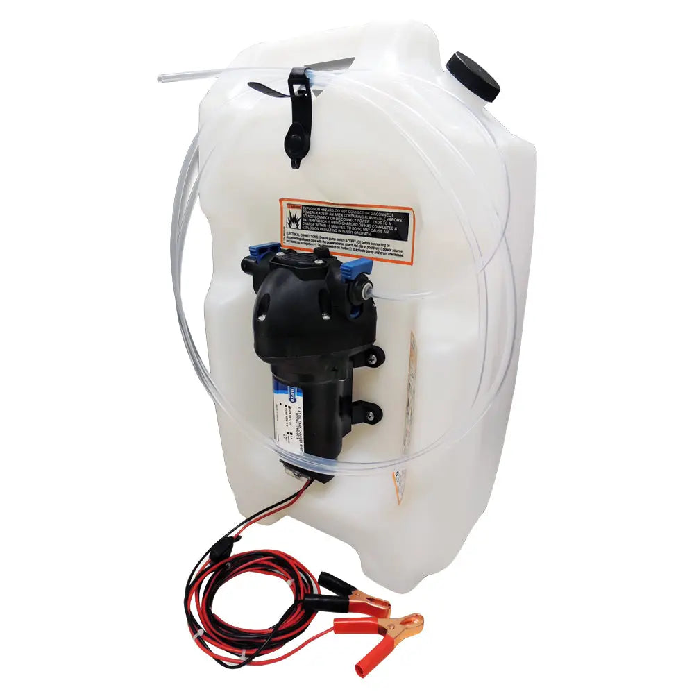 Jabsco Flat Tank Oil Changer System - 3-1/2 Gallon Tank - 12V [17860-2012] - Transfer Pumps