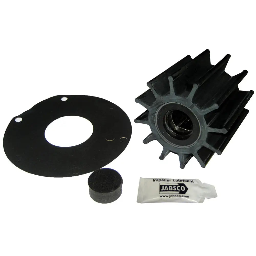 Jabsco Impeller Kit - 12 Blade - Neoprene - 3-’ Diameter - Plastic Insert - Double Flat Drive [17370-0001-P] - Impellers