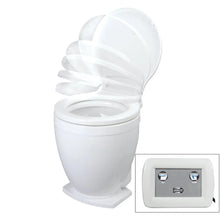 Jabsco Lite Flush Electric 12V Toilet w/Control Panel [58500-1012] - Marine Sanitation