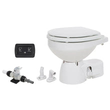 Jabsco Quiet Flush E2 Fresh Water Toilet Compact Bowl - 24V - Soft Close Lid [38045-3094RSP] - Marine Sanitation