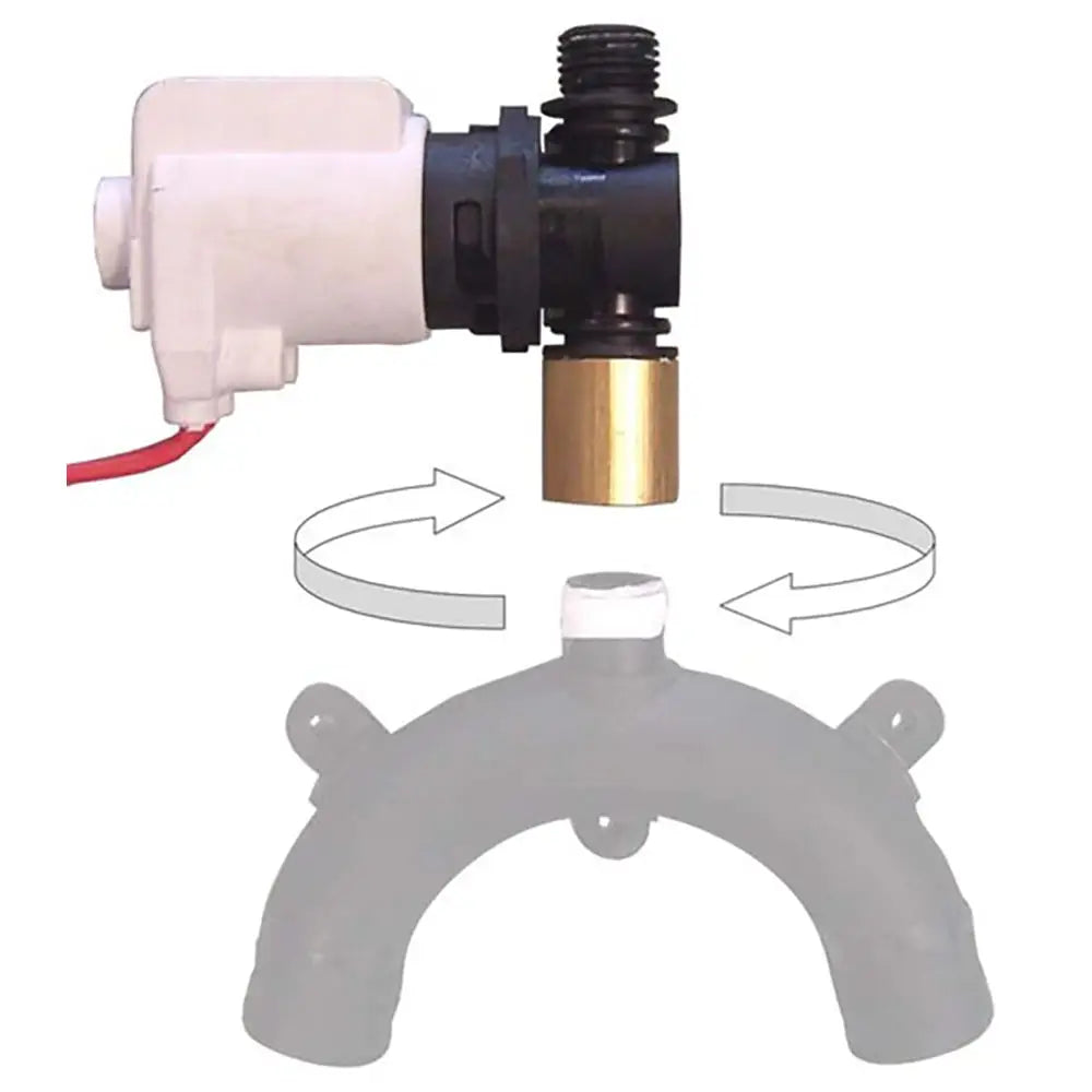 Jabsco Vented Loop Solenoid Valve f/37010 Series Toilet [37068-2000] - Accessories