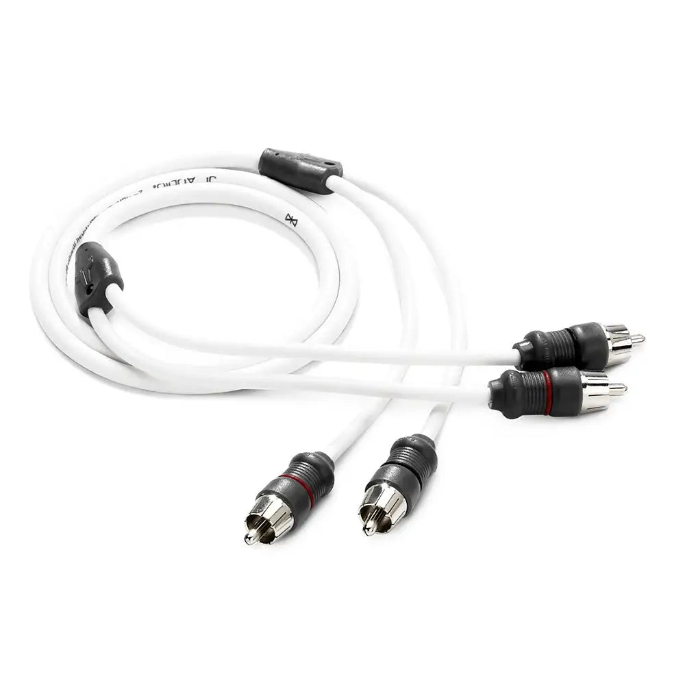 JL Audio 2-Channel 3’ Marine Audio RCA Cable - XMD-WHTAIC2-3 [010-13446-00] - Accessories