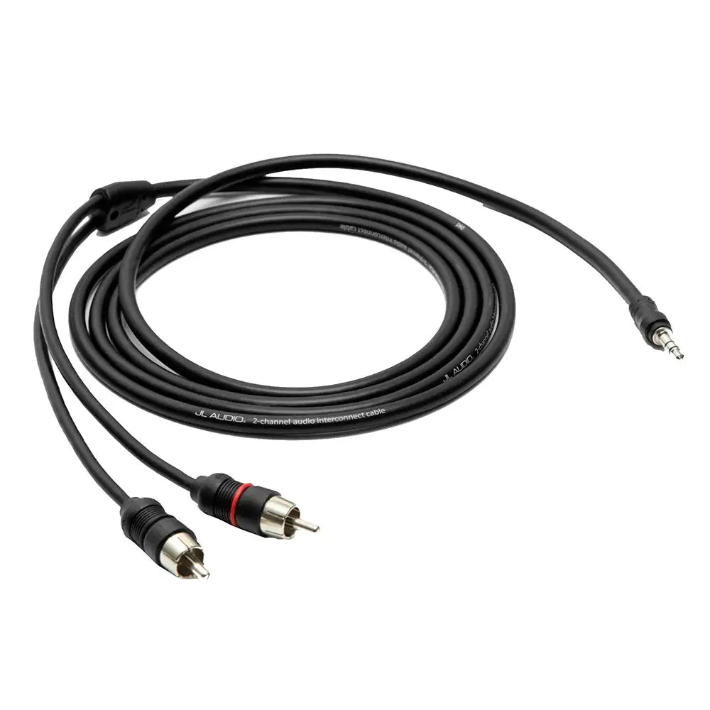 JL Audio 2 Channel 6’ Mini to RCA Audio Interconnect Cable - XD-MINIRCA-6 [010-13458-00] - Accessories