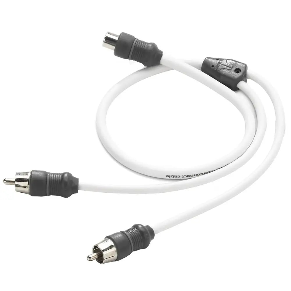 JL Audio 2 Channel Marine Audio Y-Adaptor 1 Female Jack to 2 Male Plugs - XMD-WHTAICY-1F2M [010-13552-00] - Accessories