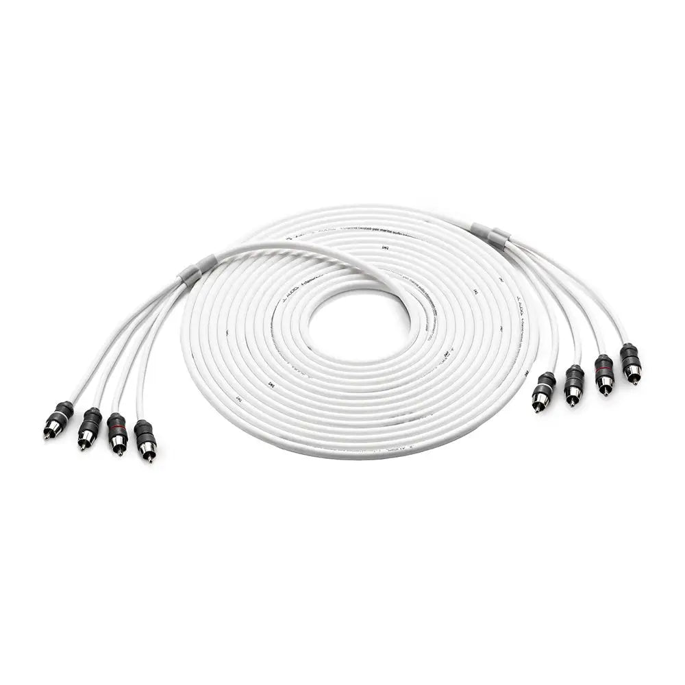JL Audio 4 Channel 25’ Marine Audio RCA Cable - XMD-WHTAIC4-25 [010-13475-00] - Accessories
