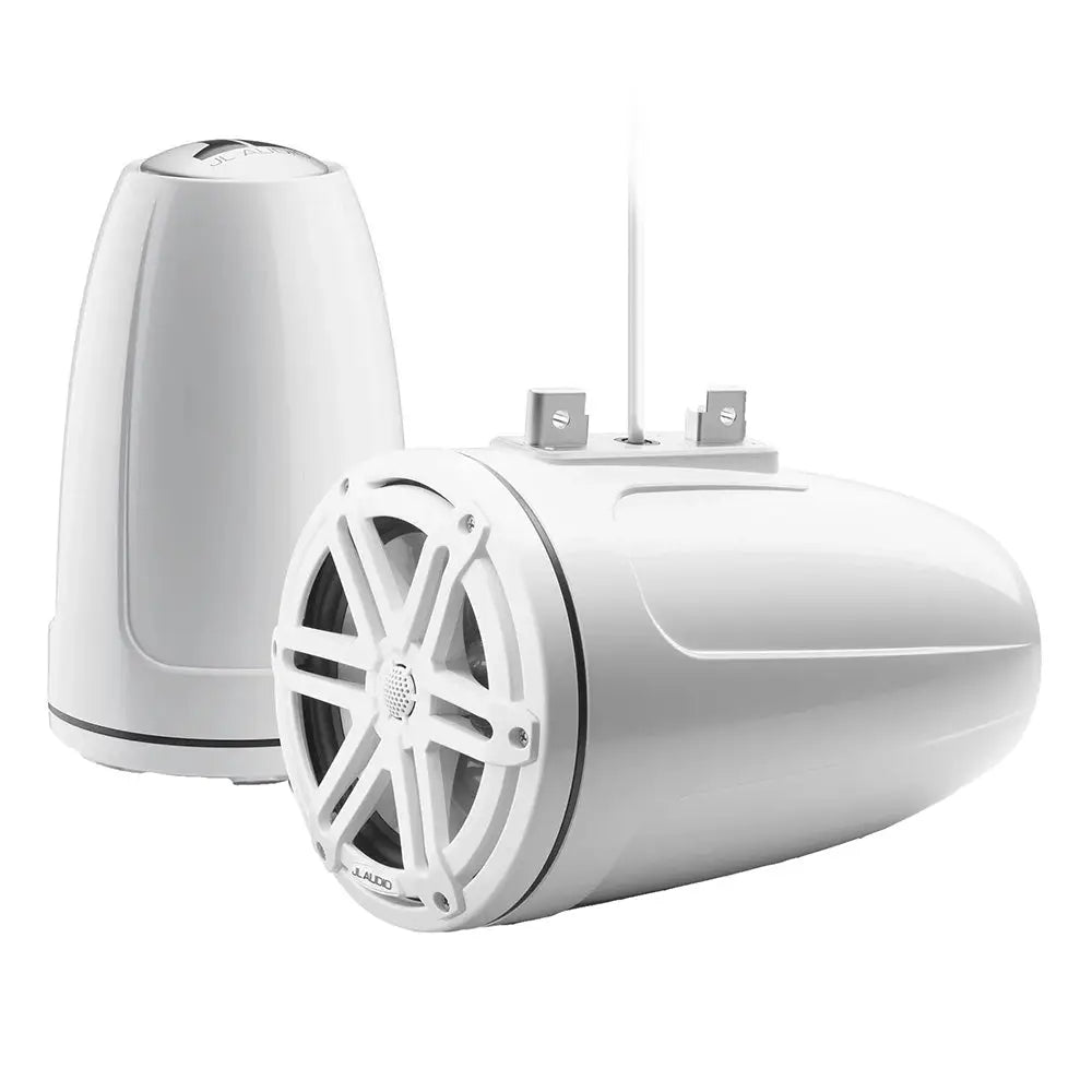 JL Audio M3 Series 7.7’’ Enclosed Tower Coaxial System w/Gloss White Sport Grille - M3-770ETXv3-Gw-S-Gw [010-03269-00]