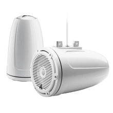 JL Audio M3 Series 7.7’’ Enclosed Tower Coaxial System w/Gloss White Classic Grille - M3-770ETXv3-Gw-C-Gw