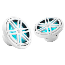 JL Audio M3 Series 7.7’’ Marine Coaxial Speakers w/Gloss White Sport Grilles w/RGB LED Lighting - M3-770X-S-Gw-i