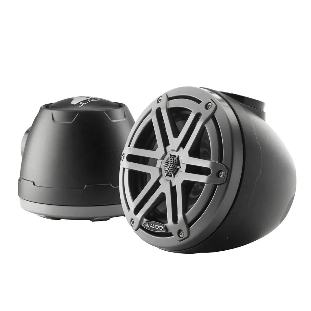 JL Audio M3 VeX Series 6.5’’ Enclosed Coaxial Speakers w/Grey Sports Grilles - M3-650VEX-Mb-S-Gm [010-03257-00]