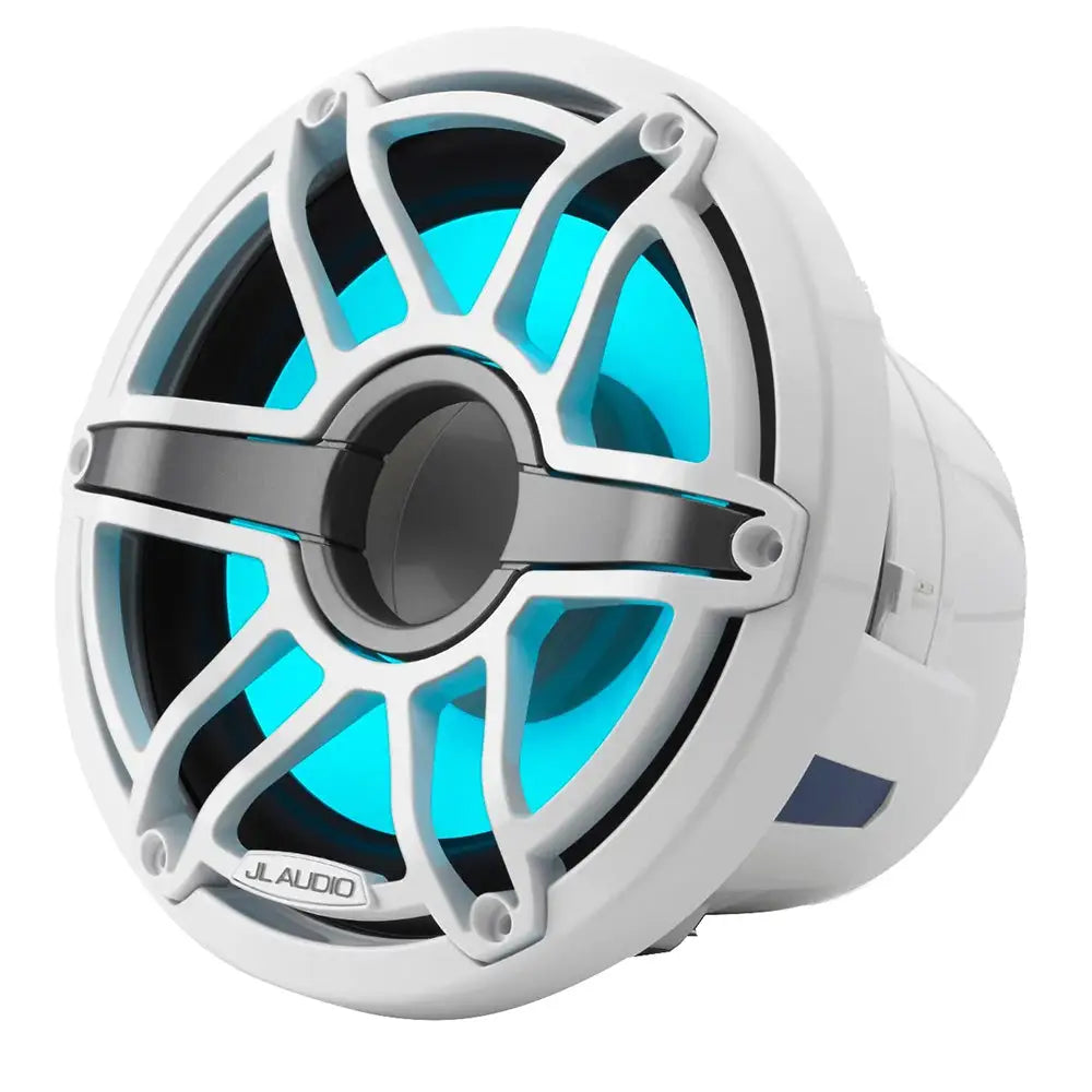 JL Audio M6 8’’ Marine Subwoofer w/Gloss White Sport Grille Transflective LED Lighting - M6-8IB-S-GwGw-i-4