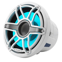 JL Audio M6 8’’ Marine Subwoofer w/Gloss White Sport Grille Transflective LED Lighting - M6-8IB-S-GwGw-i-4