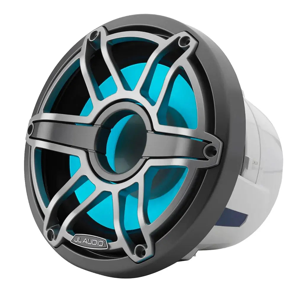 JL Audio M6 8’’ Marine Subwoofer w/Titanium Sport Grille Transflective LED Lighting - M6-8IB-S-GmTi-i-4 [010-03082-00]