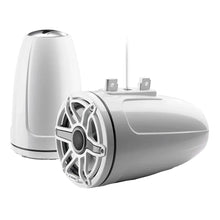 JL Audio M6 Series 7.7’’ Enclosed Tower Coaxial System w/Gloss White Sport Grille - M6-770ETXv3-Gw-S-GwGw