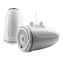 JL Audio M6 Series 7.7’’ Enclosed Tower Coaxial System w/Gloss White Classic Grille - M6-770ETXv3-Gw-C-3Gw