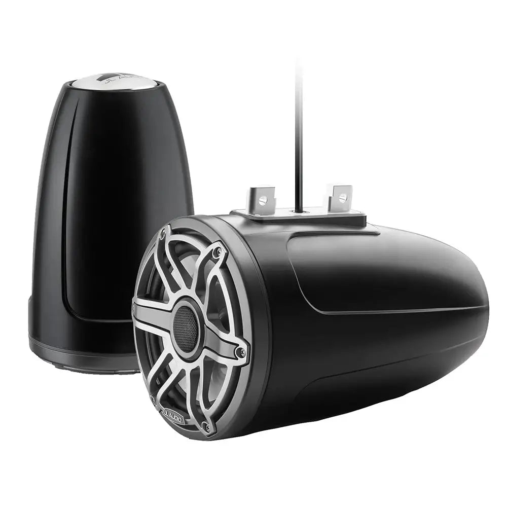 JL Audio M6 Series 7.7’’ Enclosed Tower Coaxial System w/Titanium Sport Grille - M6-770ETXv3-Sb-S-GmTi [010-03279-00]