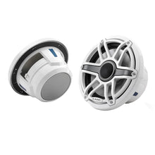 JL Audio M6 Series 7.7’’ Marine Coaxial Speakers w/Gloss White Sport Grille - M6-770X-S-GwGw [010-03073-00] - Speakers